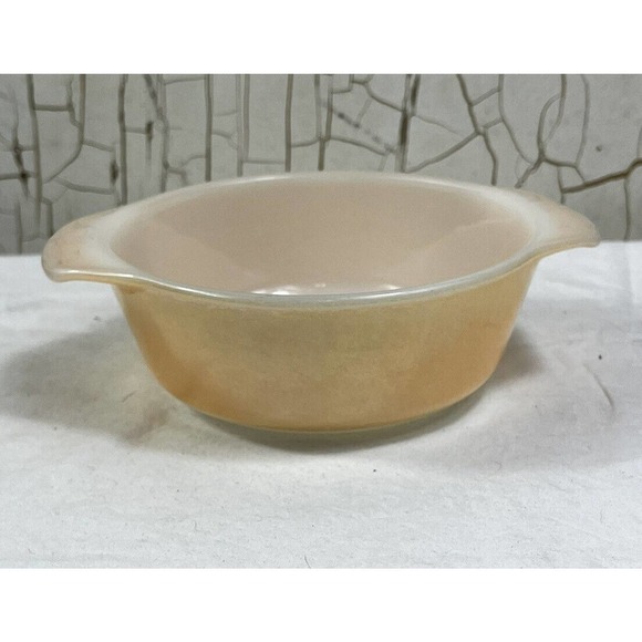 Anchor Hocking Other - Vintage Anchor Hocking Fire King 472 Peach Lustre Ovenware Baking Casserole Dish